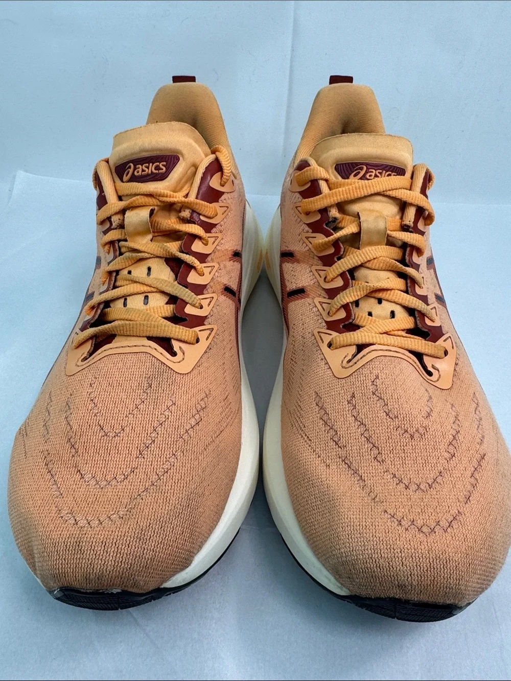 Asics Mens GT-2000 13  Mesh Running Sneakers Shoes in Peach/Coral, sz 11